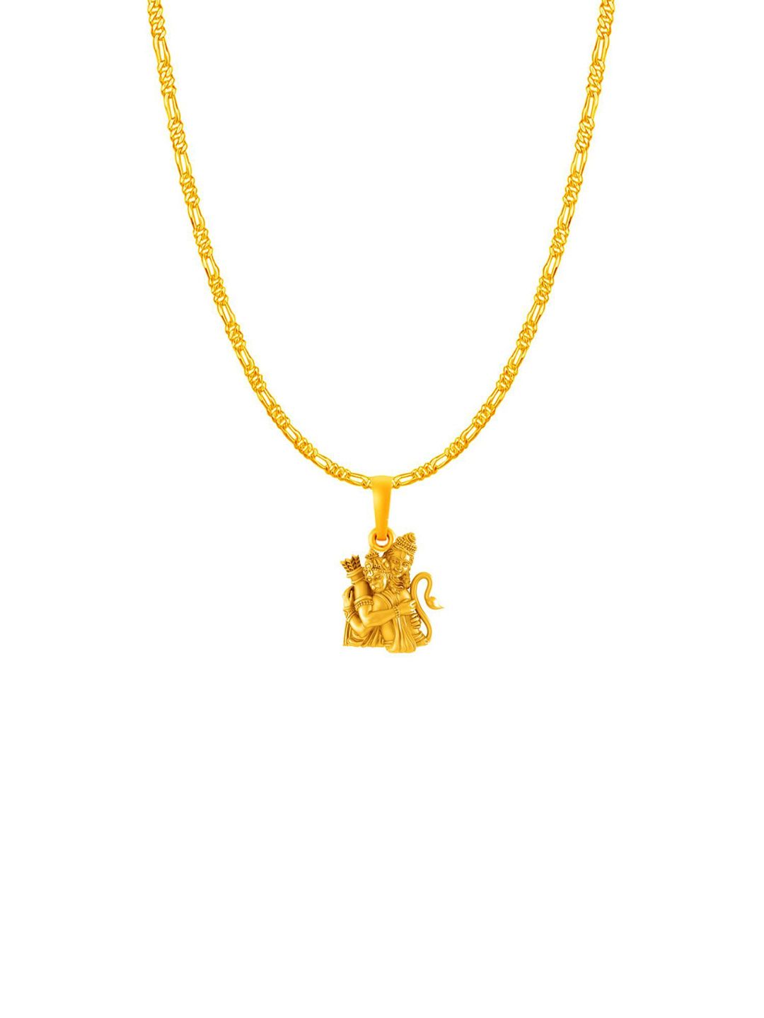 AKSHAT SAPPHIRE Gold-Plated Pendants with Chains-picture-29