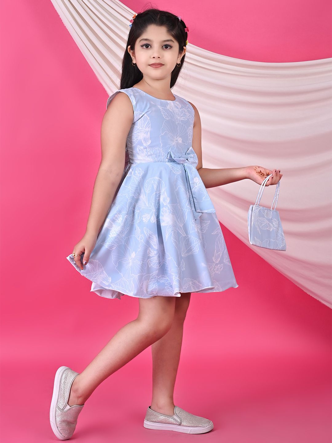 BARKAT DESIGNING PLANET Floral Printed A-Line Dress-picture-12