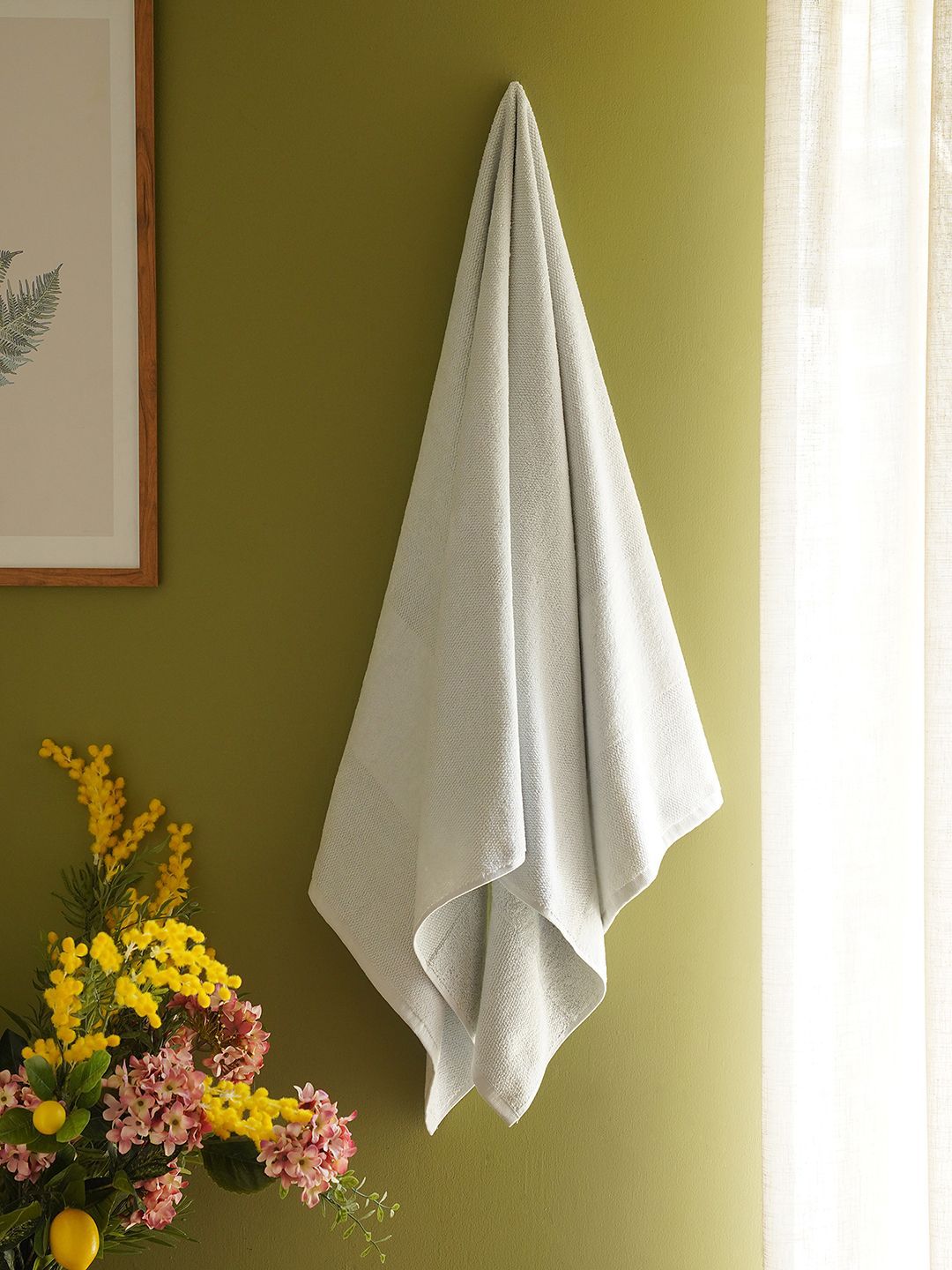 Pure Home and Living Blue 1 Cotton 600 GSM Bath Towel-picture-37