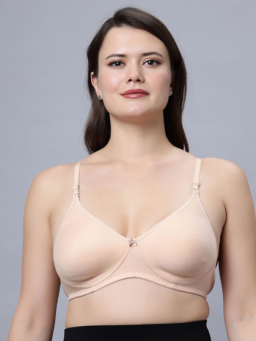 Eden Solid Non Padded Full Coverage Cotton Bra