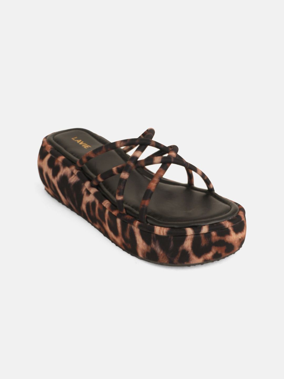 Lavie Printed Platform Sandals-image-48