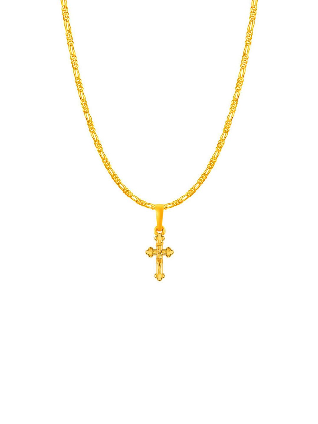 AKSHAT SAPPHIRE 92.5 Silver 22KT Gold-Plated Jesus Pendants With Chains-picture-30