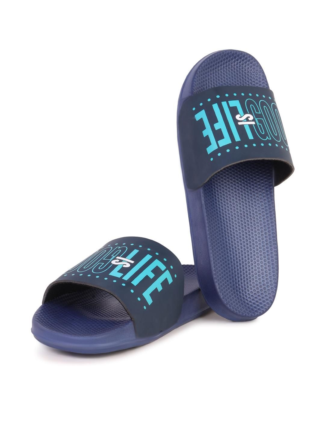 DRACKFOOT Men Blue Flip Flops-picture-15