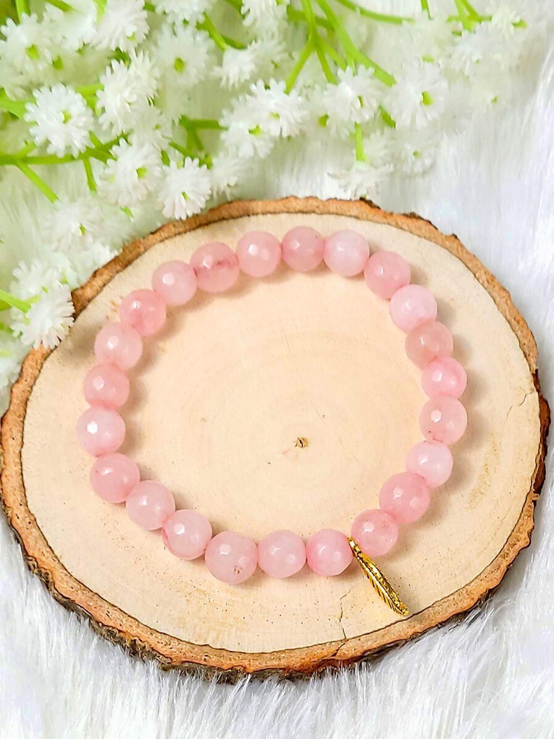 Calminds Unisex Rose Quartz Crystal Bracelet-picture-47