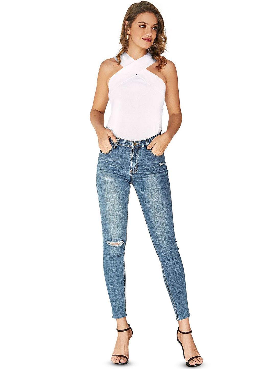 DHRUVIL IMPEX Women Solid Regular Top-picture-44