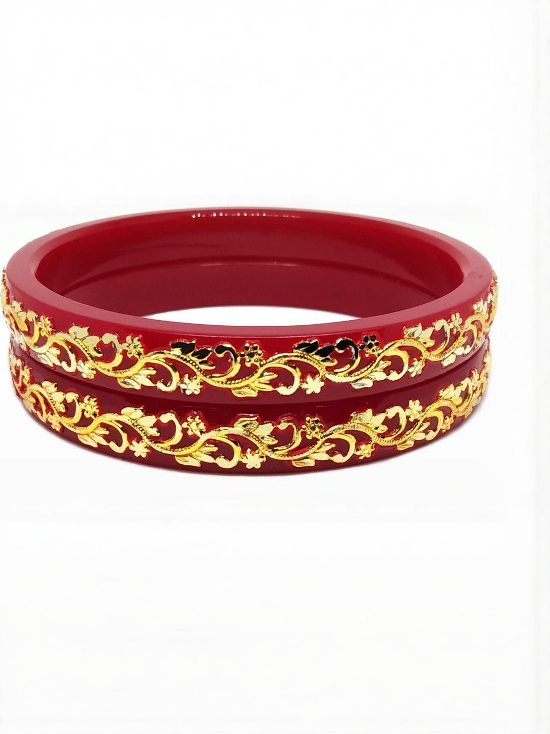 Tanvi J Plastic Gold-Plated Bangles-picture-32
