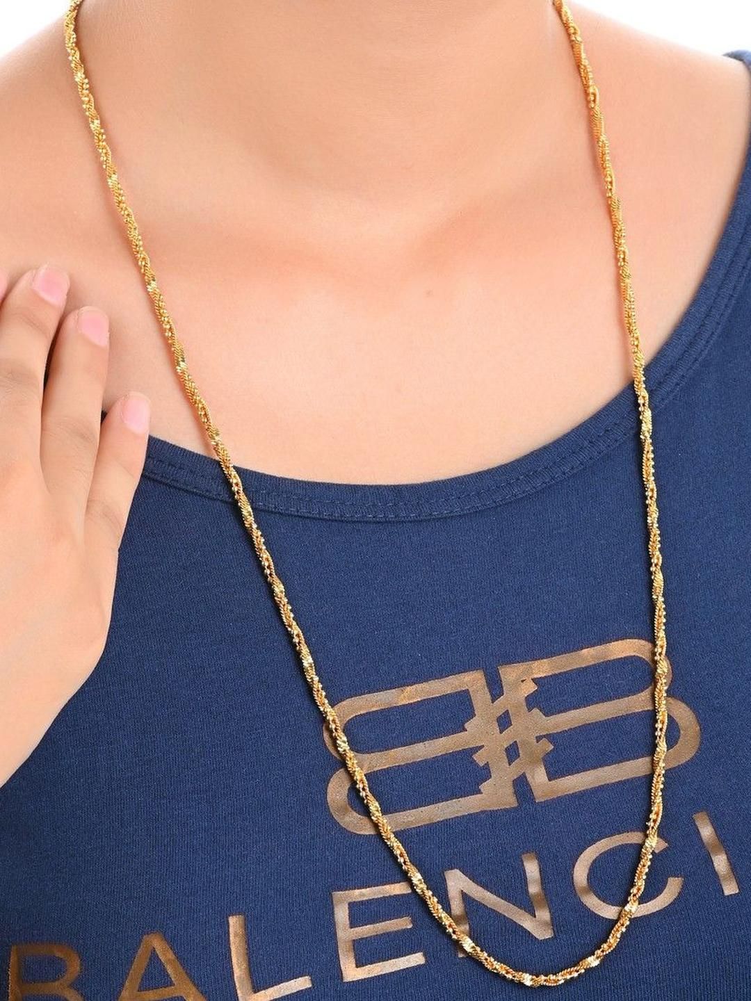AanyaCentric Brass Gold-Plated Chain-picture-27