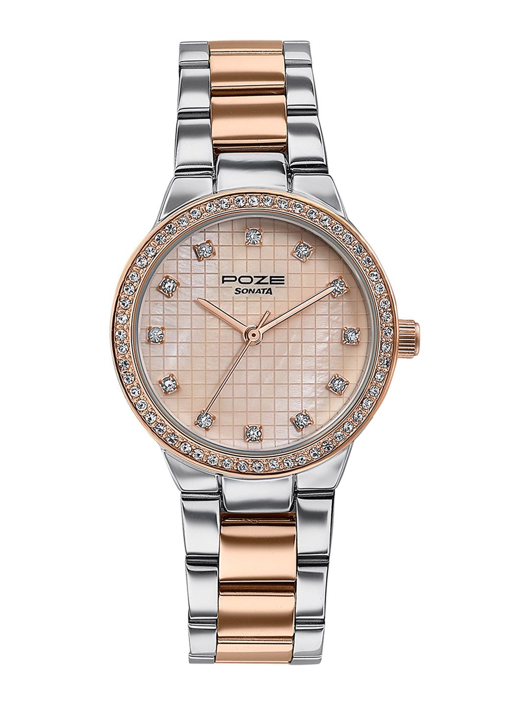 Sonata Women Dial & Stainless Steel Bracelet Style Straps Analogue Watch SP80120KM01-picture-32
