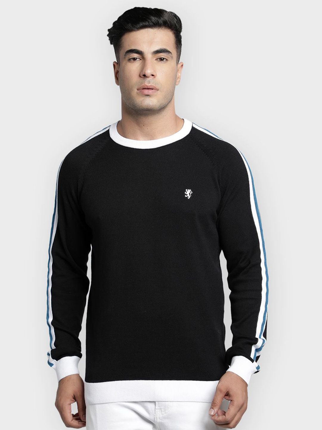 Red Tape Men Colourblocked Pullover-picture-29