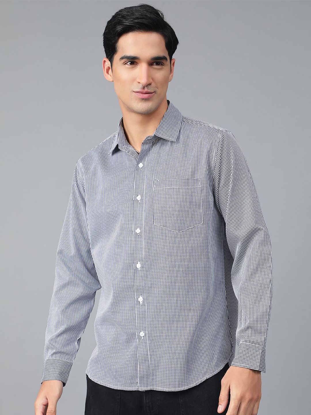 Stylecast X Kotty Men Vertical Stripes Modern Printed Casual Shirt-image-43