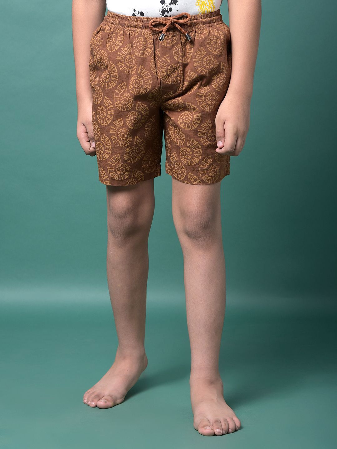 Crimsoune Club Boys Mid Rise Printed Lounge Shorts-picture-40
