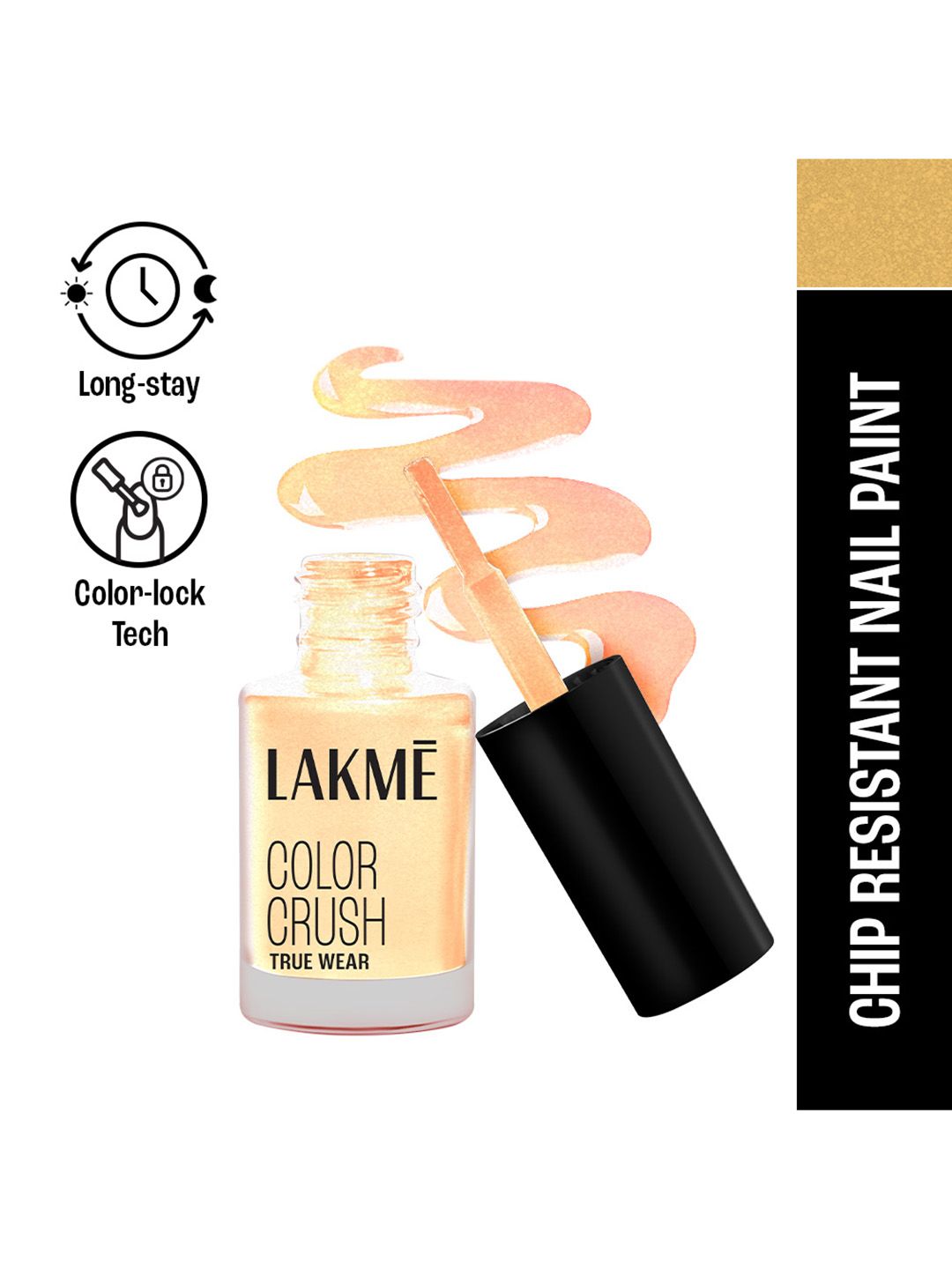 Lakme Lakme True Wear Color Crush Chip Resistant & Long Lasting Vibrant Nail Polish 6ml - 238