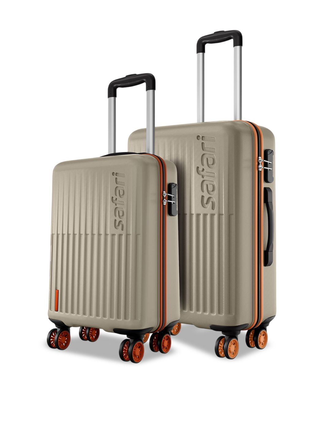 Safari Astra Neo Set Of 2 Textured Hard Sided 8 Wheels Trolley Bags-picture-28