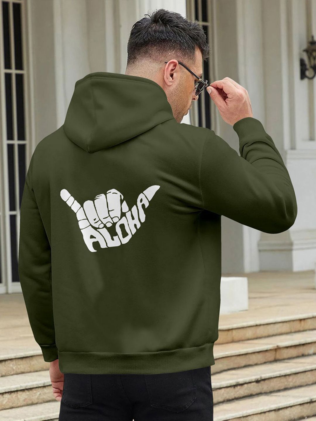 Triptee Men Graphic Printed Hooded Cotton Sweatshirt-picture-20