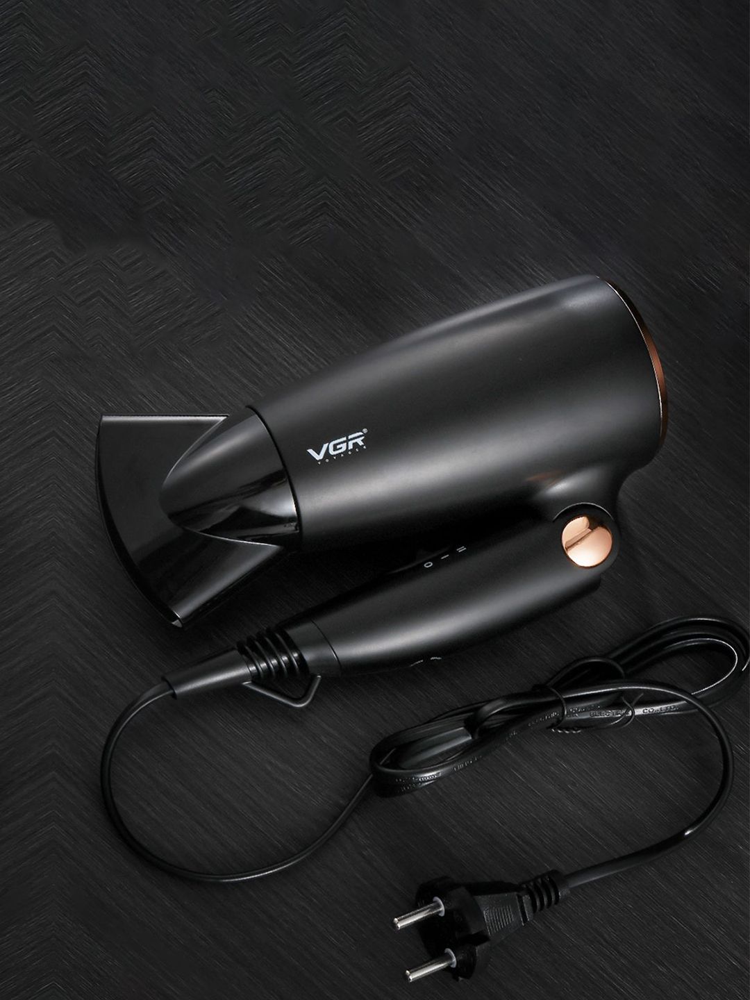 VGR V-439 1600W Professional Foldable Hair Dryer - Black-image-25