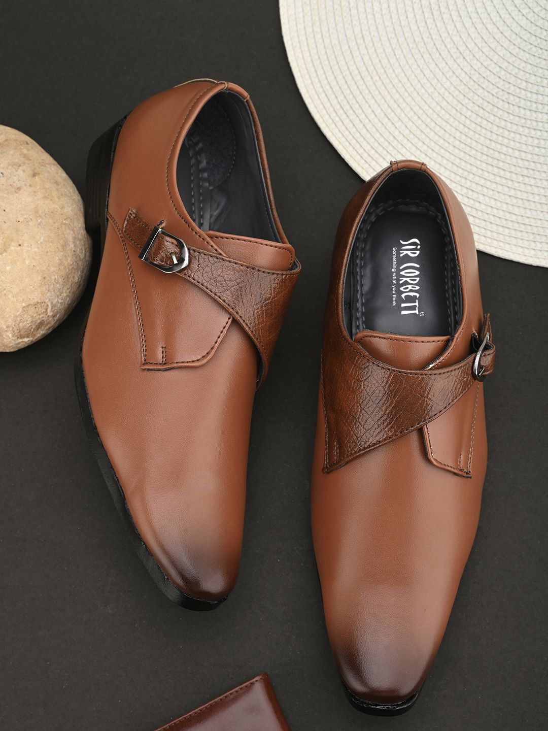 HERE&NOW Men Formal Monk Shoes-picture-48