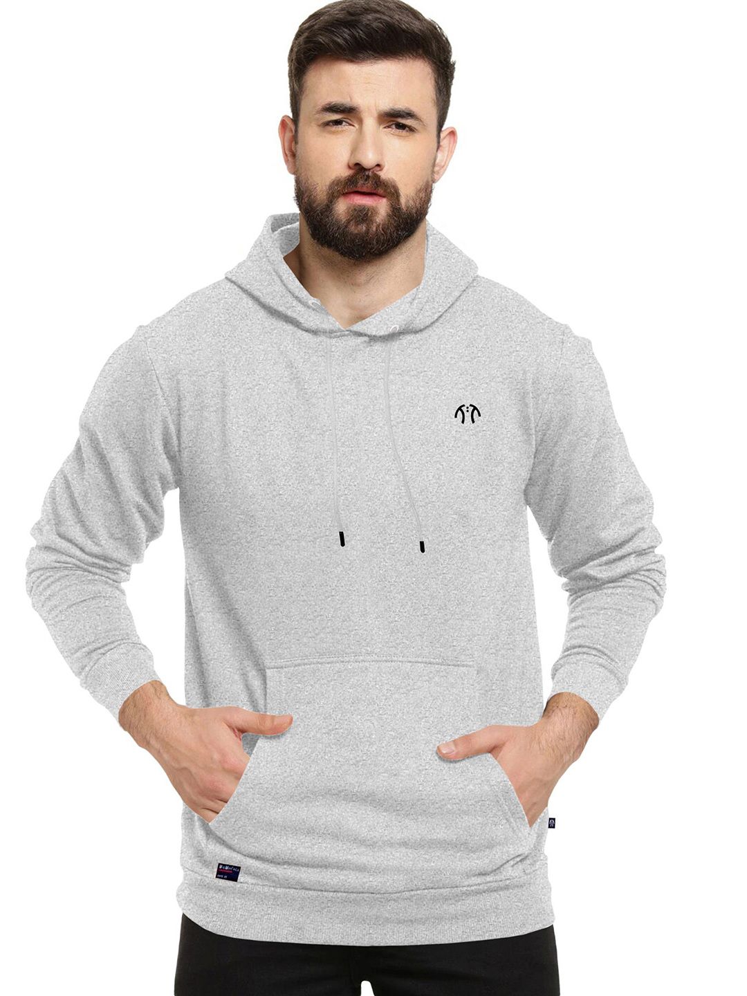 Triptee Men Solid Hooded Cotton Sweatshirt-picture-14