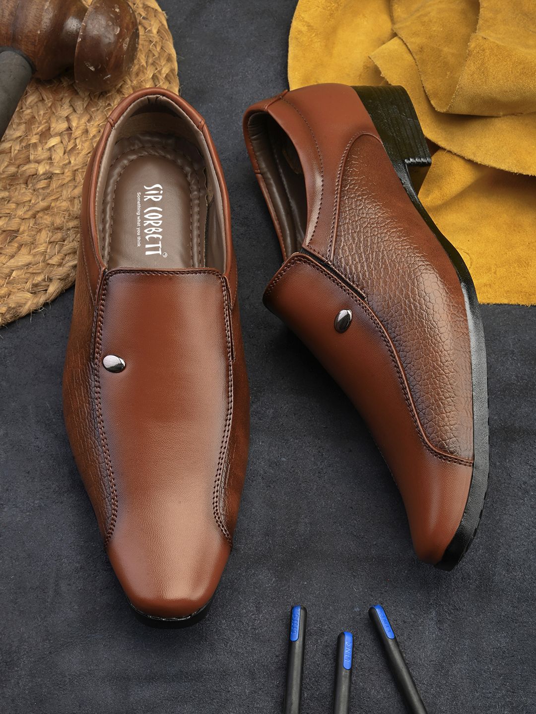 HERE&NOW Men Formal Slip-Ons-picture-53