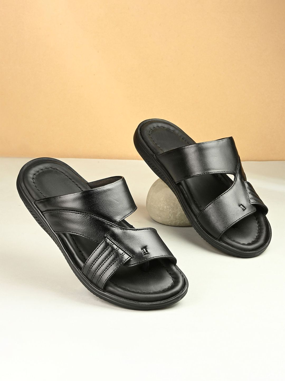 Butello Men Solid Rubber Casual Thong Flip-Flops-picture-18