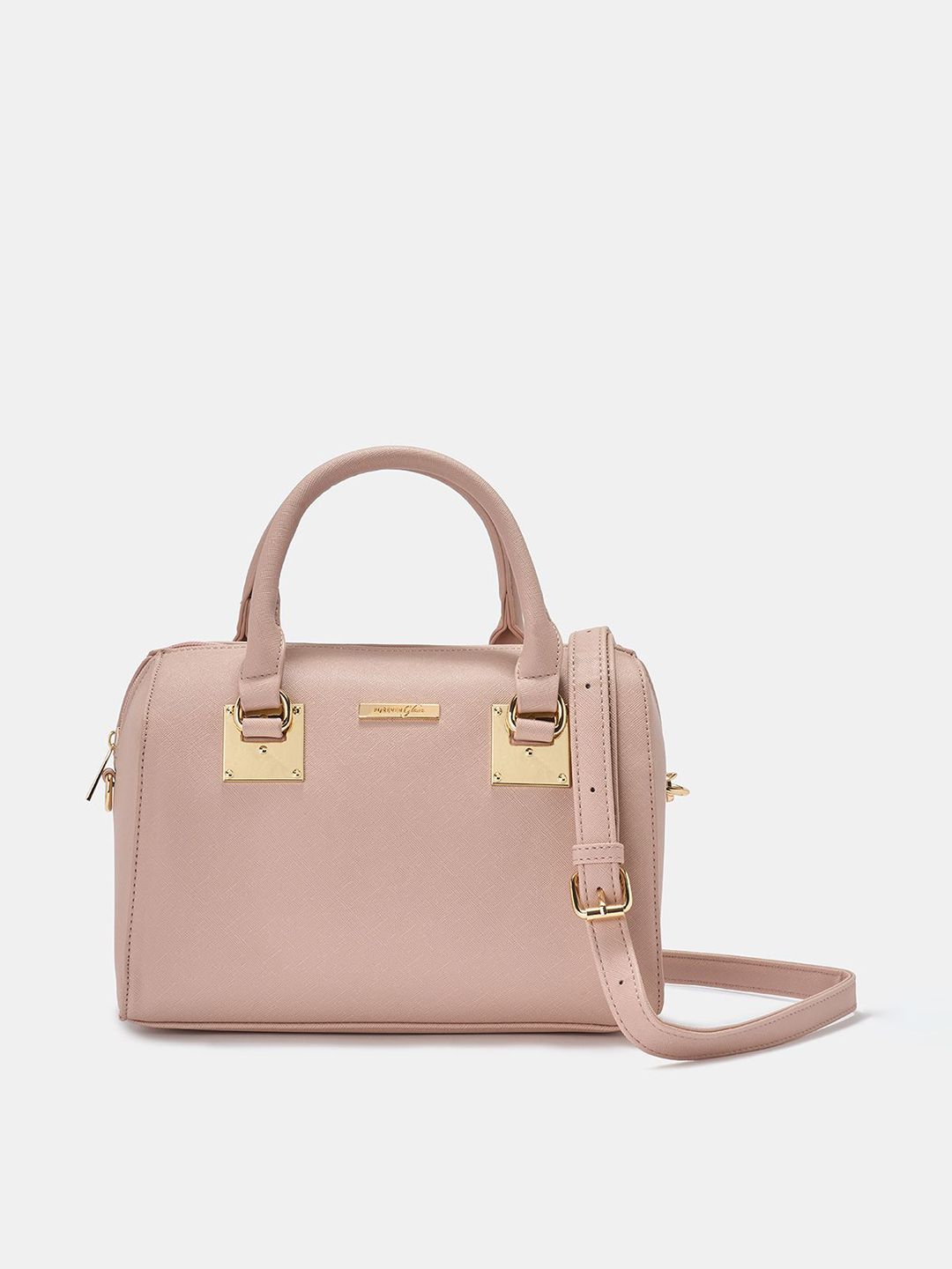 Forever Glam by Pantaloons PU Structured Handheld Bag With Bow Detail-picture-15
