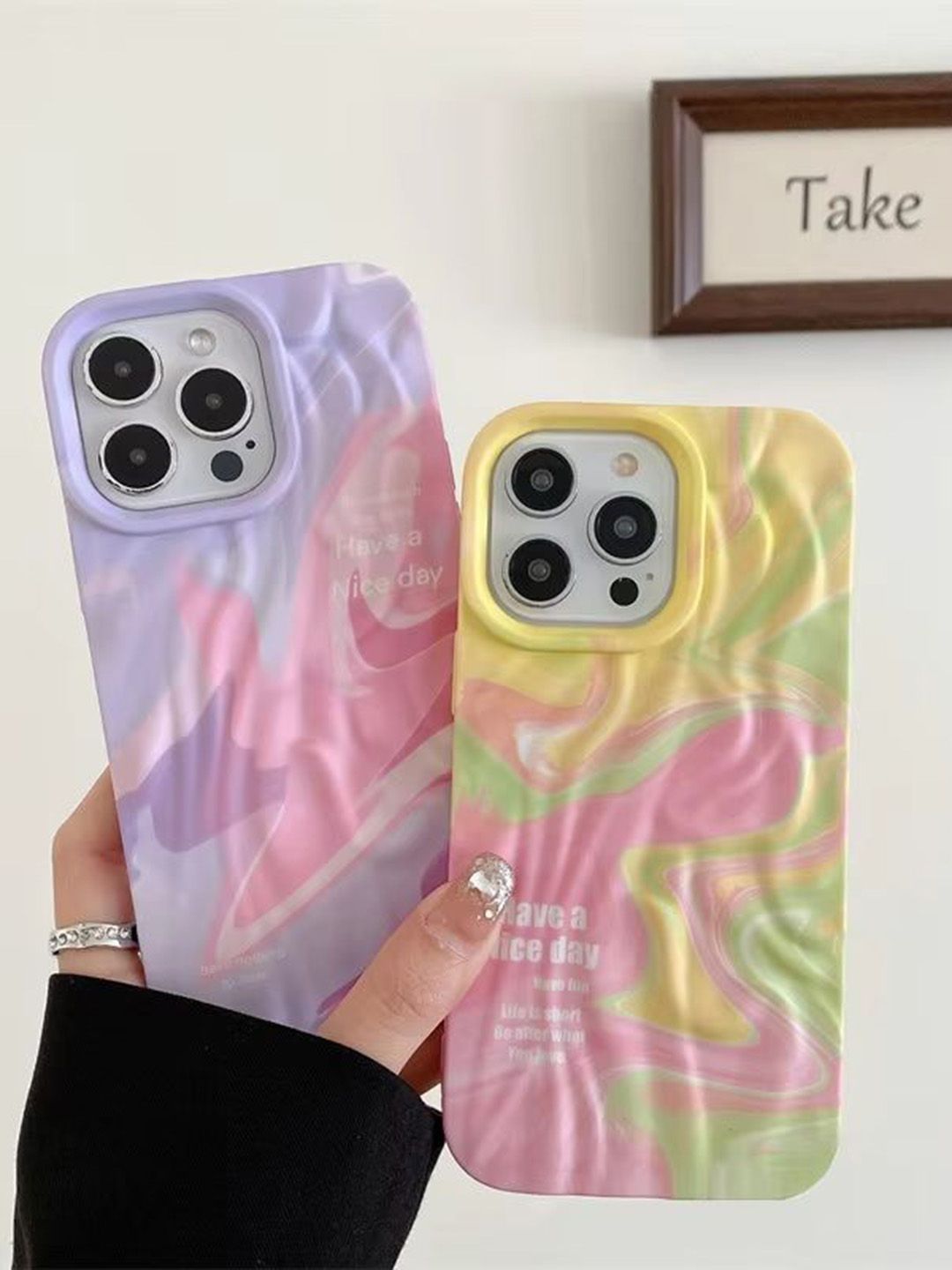 CASE CREATION Printed iPhone 14 Plus Back Case Mobile Accessories-picture-12