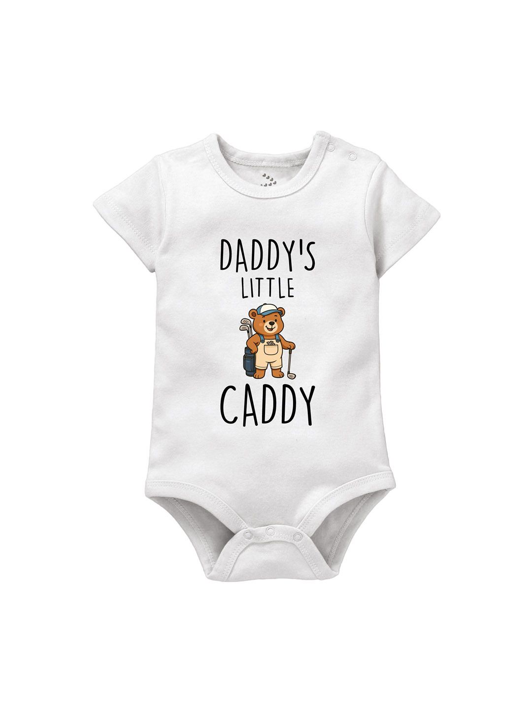 Zeezeezoo Infant Kids Daddy's Little Caddy Printed Pure Cotton Bodysuit-picture-52