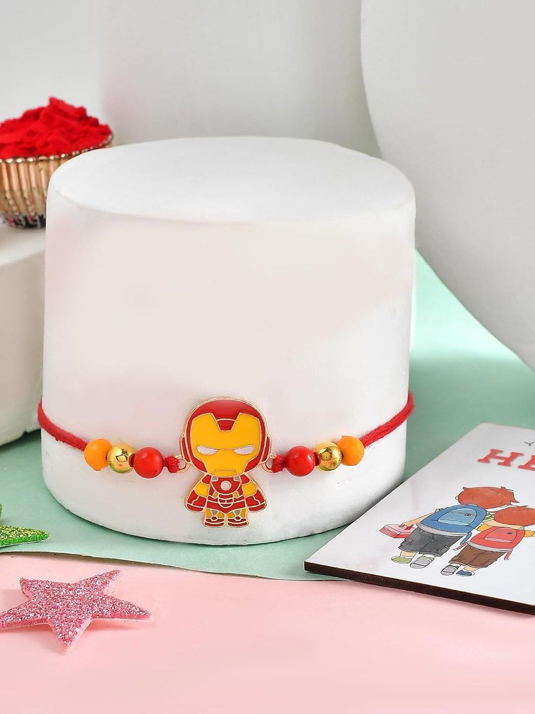 Ascension 2-Pcs Rakhi Magnet & Roli Chawal-picture-34
