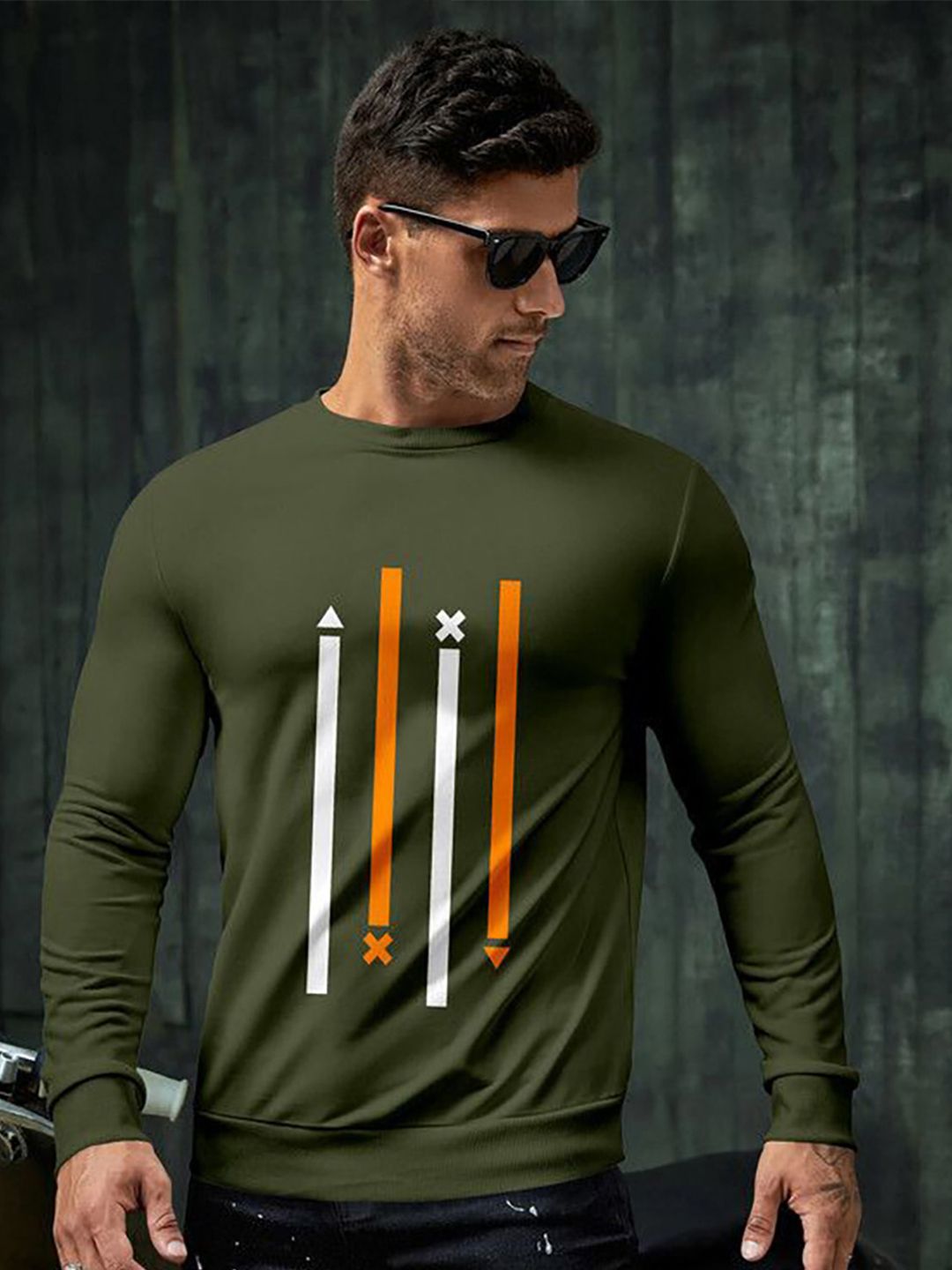 Triptee Men Graphic Printed Cotton Sweatshirt-picture-34