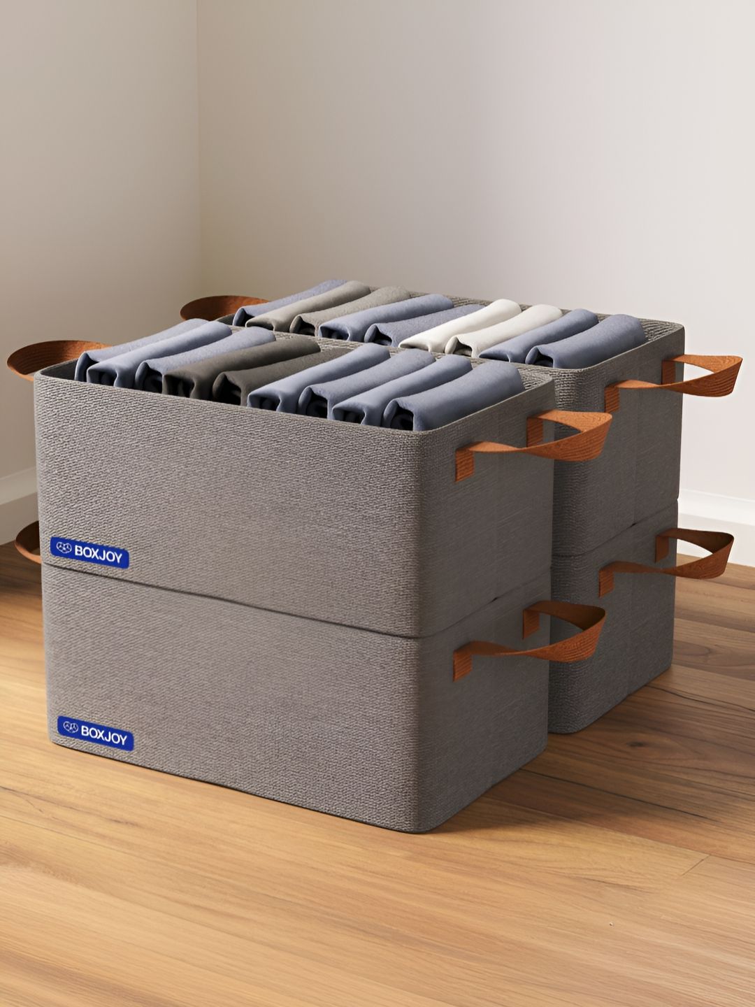 BOXJOY Grey Set of 4 Water Resistant Multi-Utility Organisers-picture-48