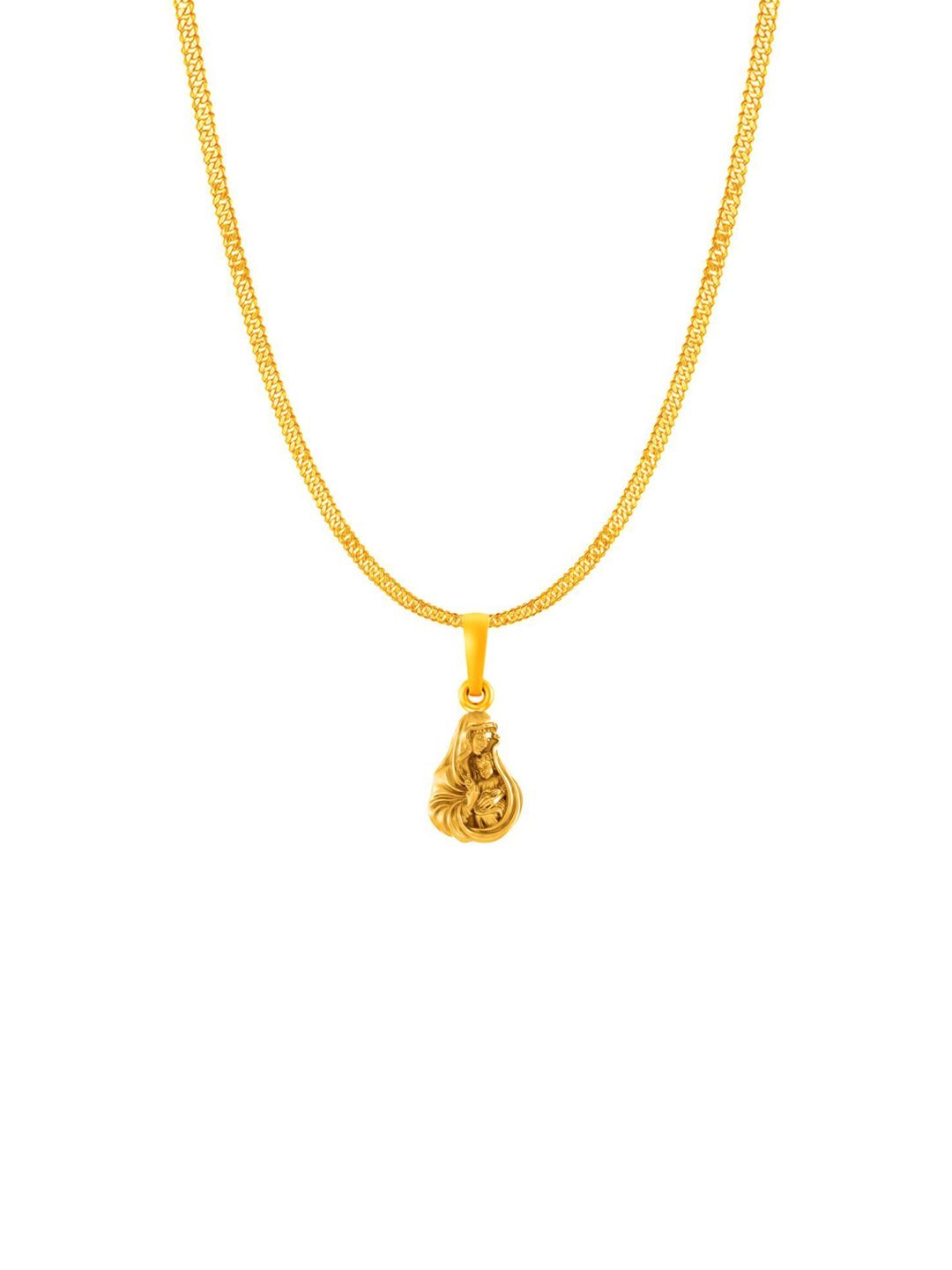 AKSHAT SAPPHIRE Men 92.5 Silver 22K Gold-Plated Mothermarry Pendants With Chain-picture-41