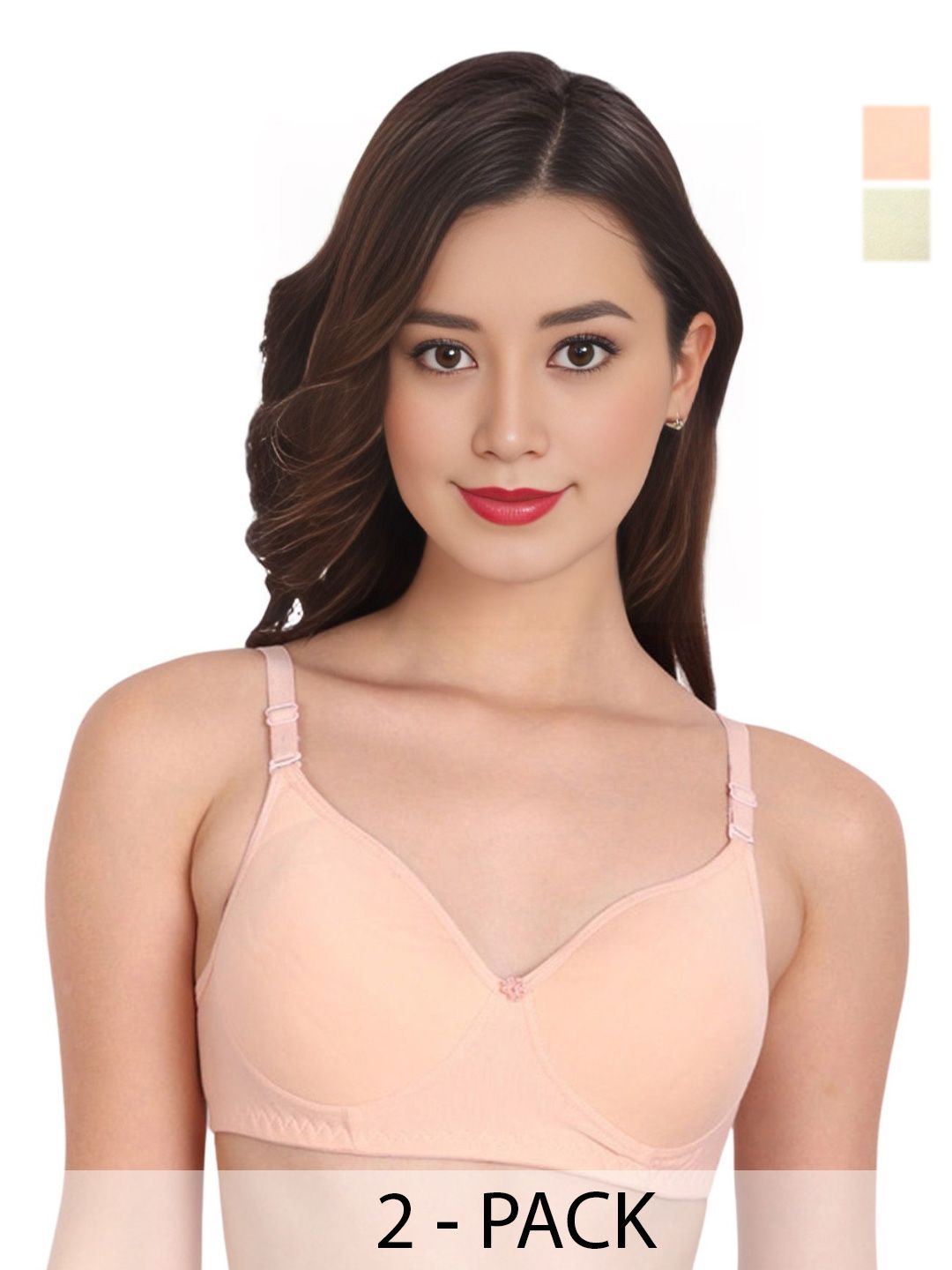 Liigne Women Pack of 2Full Coverage Bra