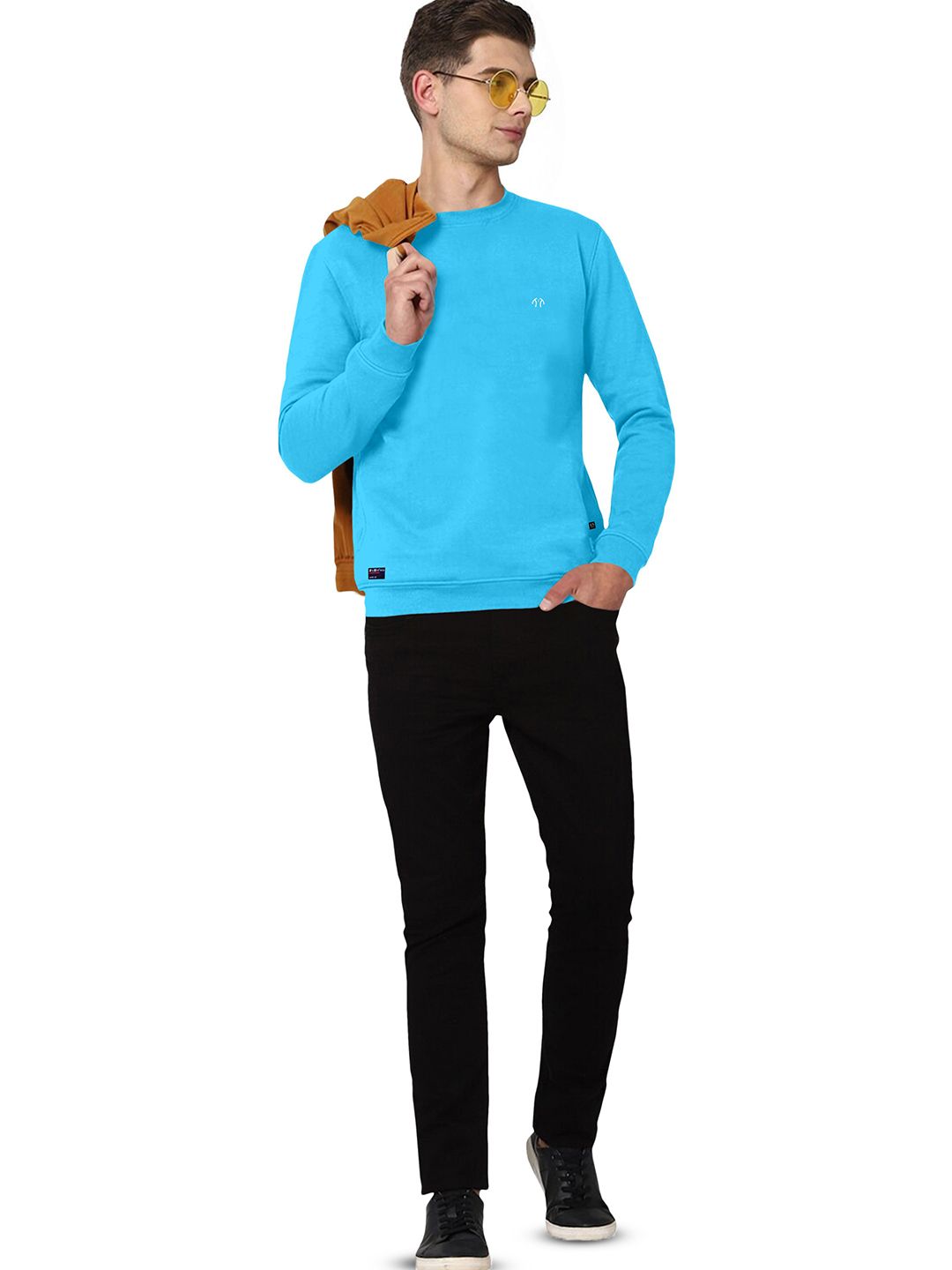 Triptee Men Round Neck Pullover Cotton Sweatshirt-image-9
