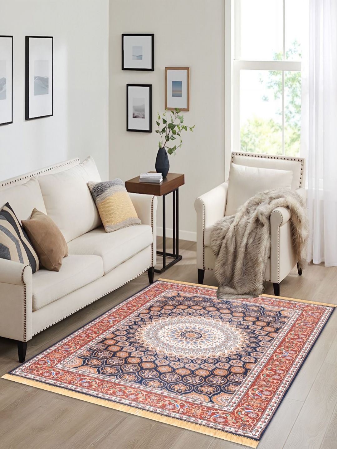 Sparrow world Multicoloured Floral Other Carpet-picture-10