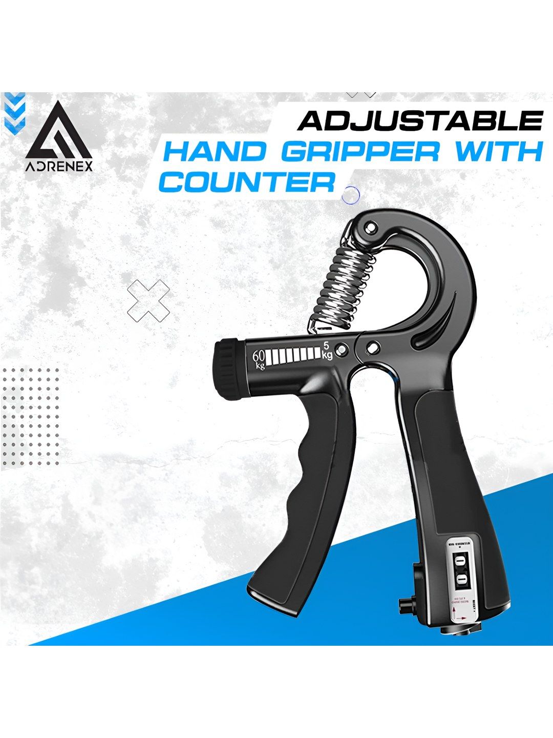 ADRENEX Adjustable Hand Gripper With Counter-picture-8