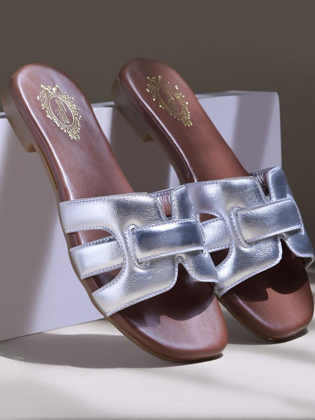 Stylestry Girls Embellished Party Open Toe Flats-picture-27