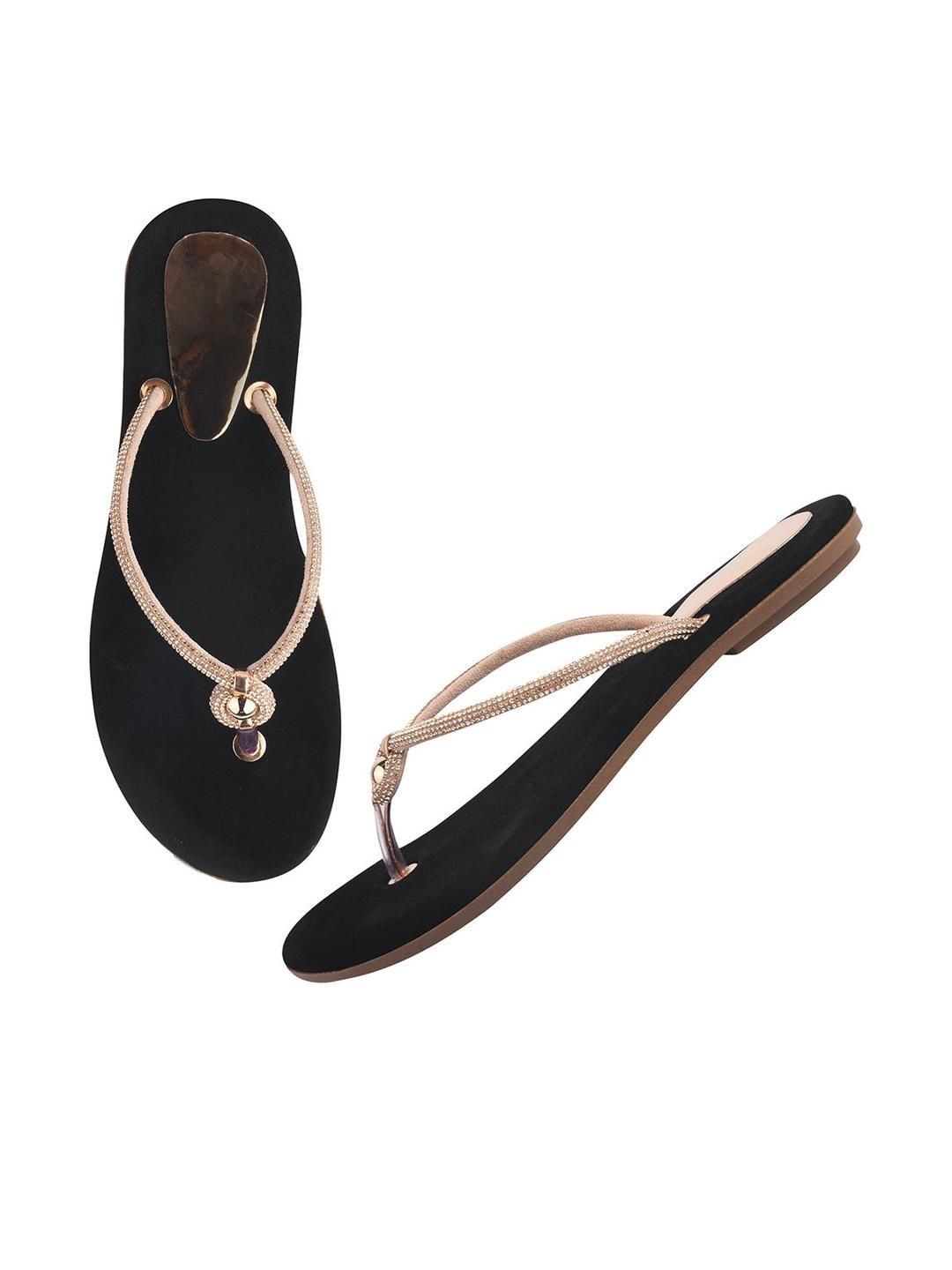 Stylestry Girls Embellished Party Open Toe Flats-picture-12