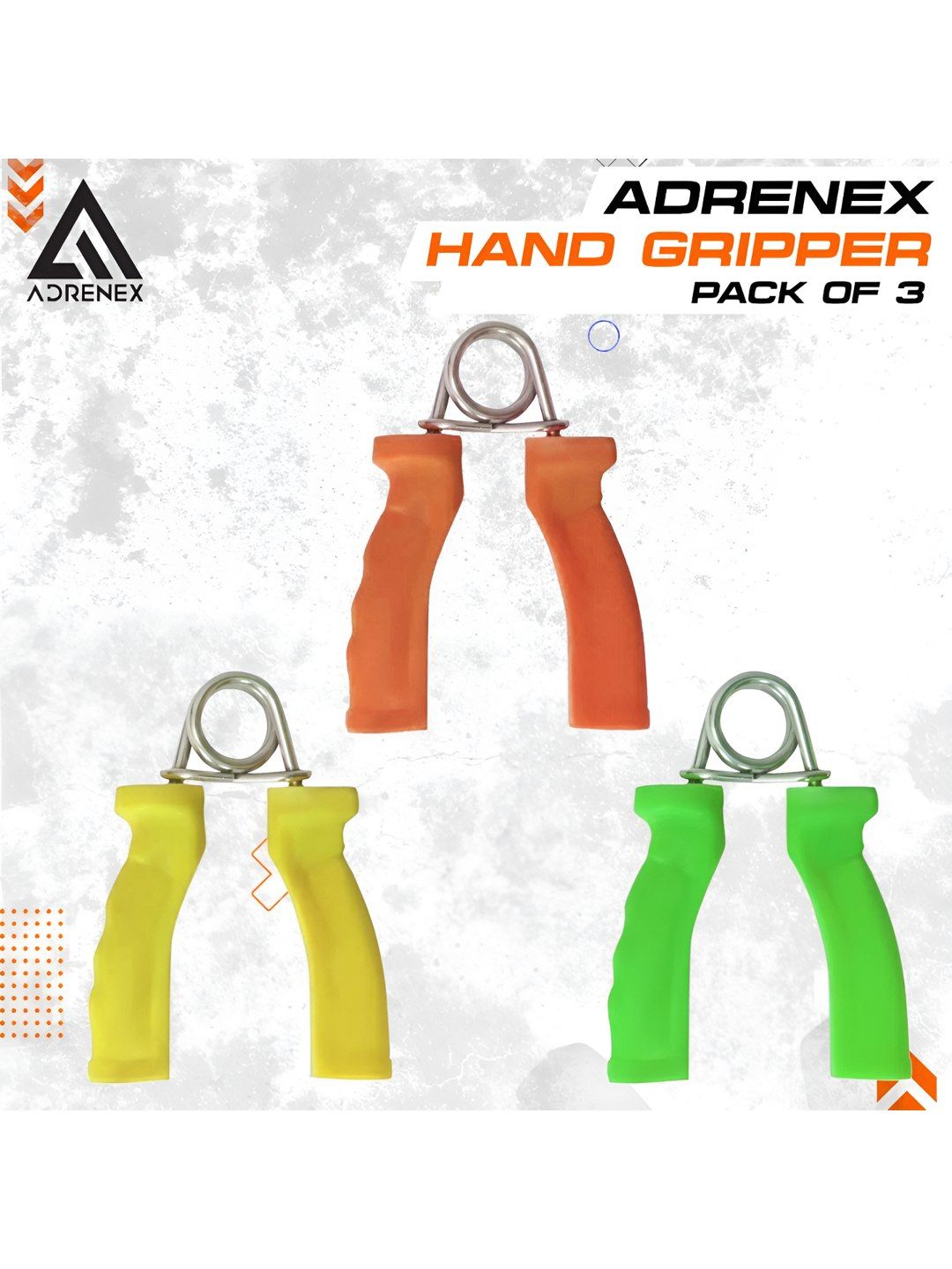 ADRENEX Set Of 3 Non-Slip Hand Grippers-picture-42
