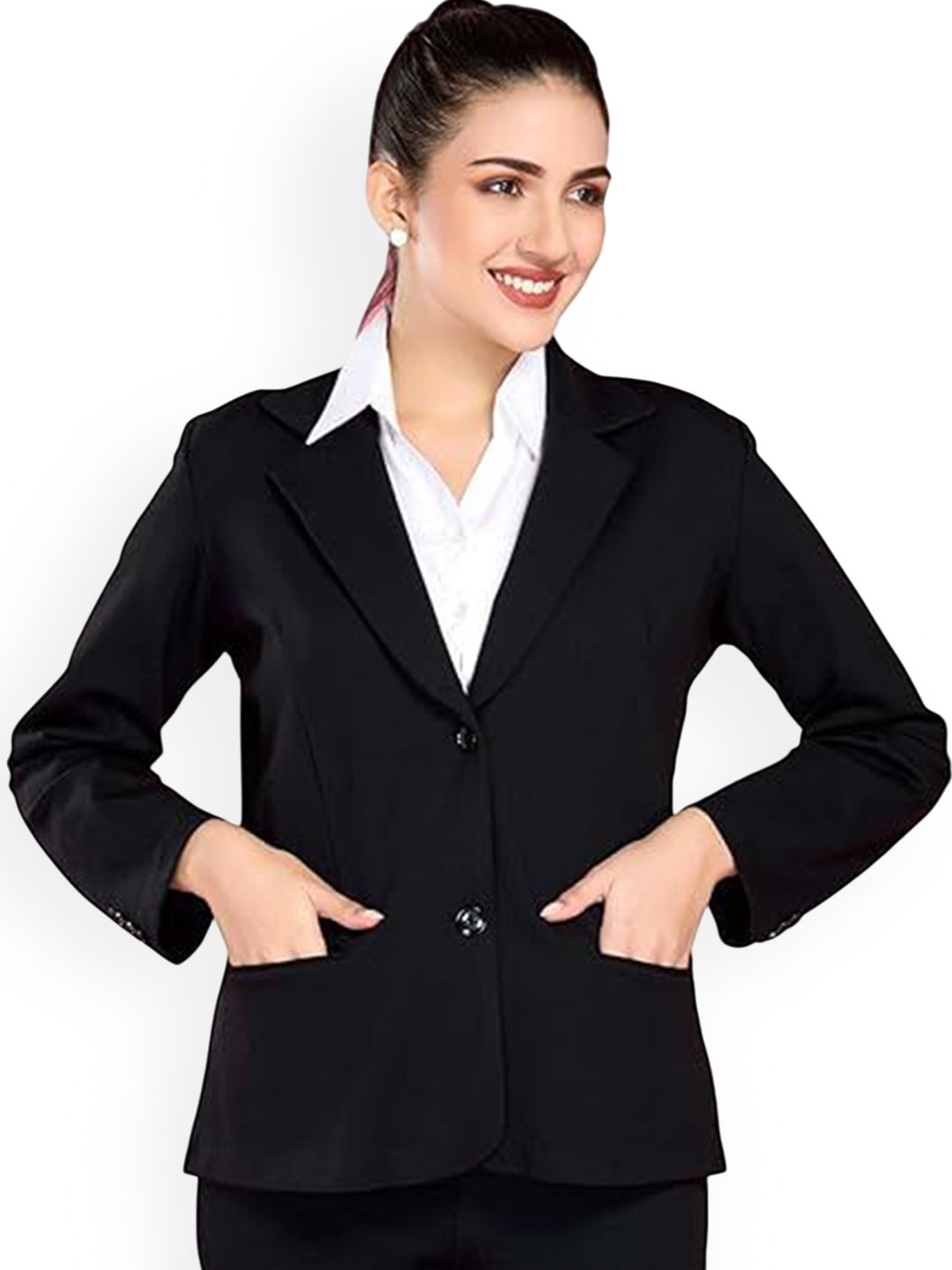 Naida Women Tailored Fit Single Breasted Formal Blazers
