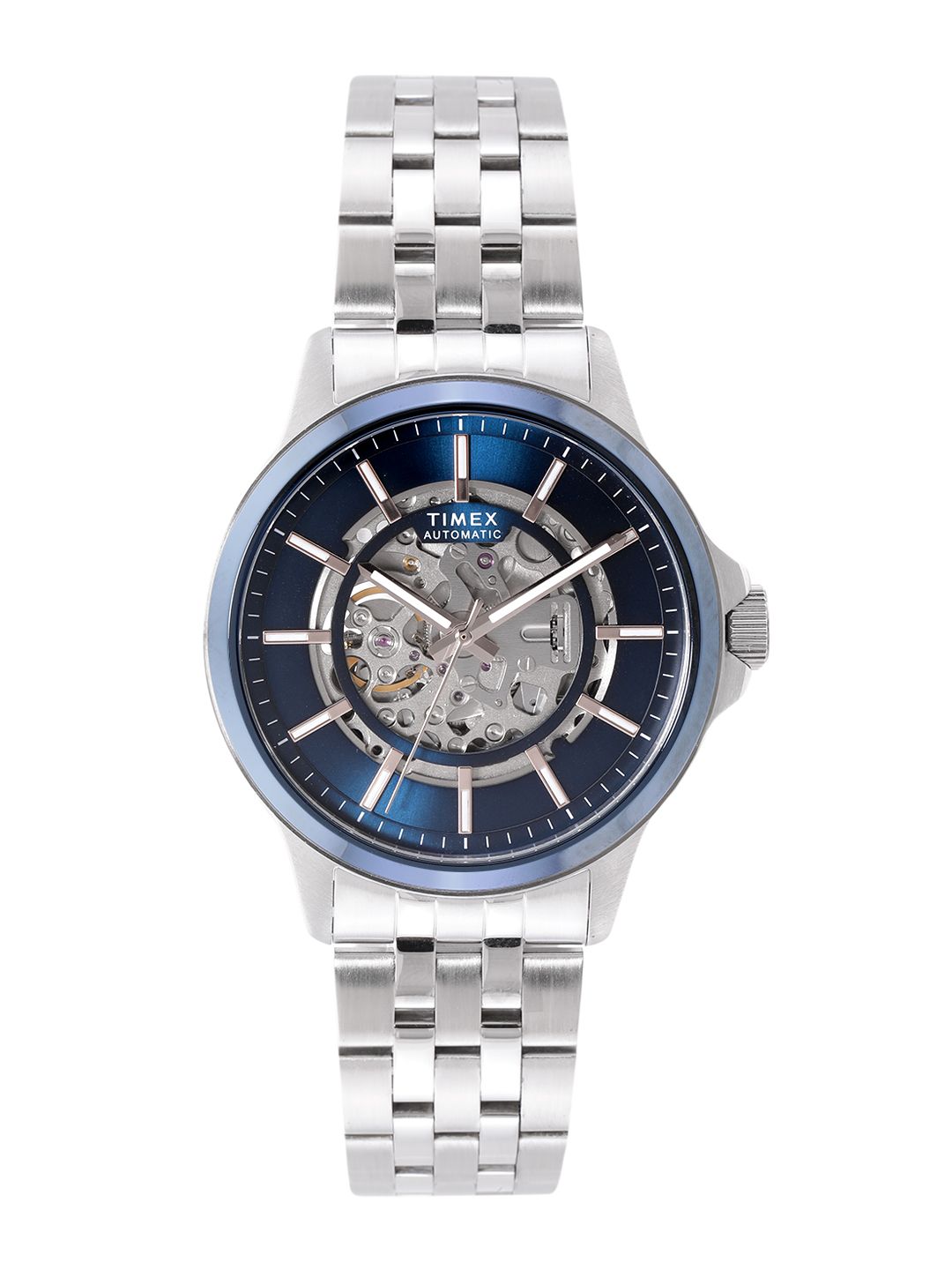 Timex Men Skeleton Dial & Analogue Automatic Motion Powered Watch - TWEG290SMU03-image-48