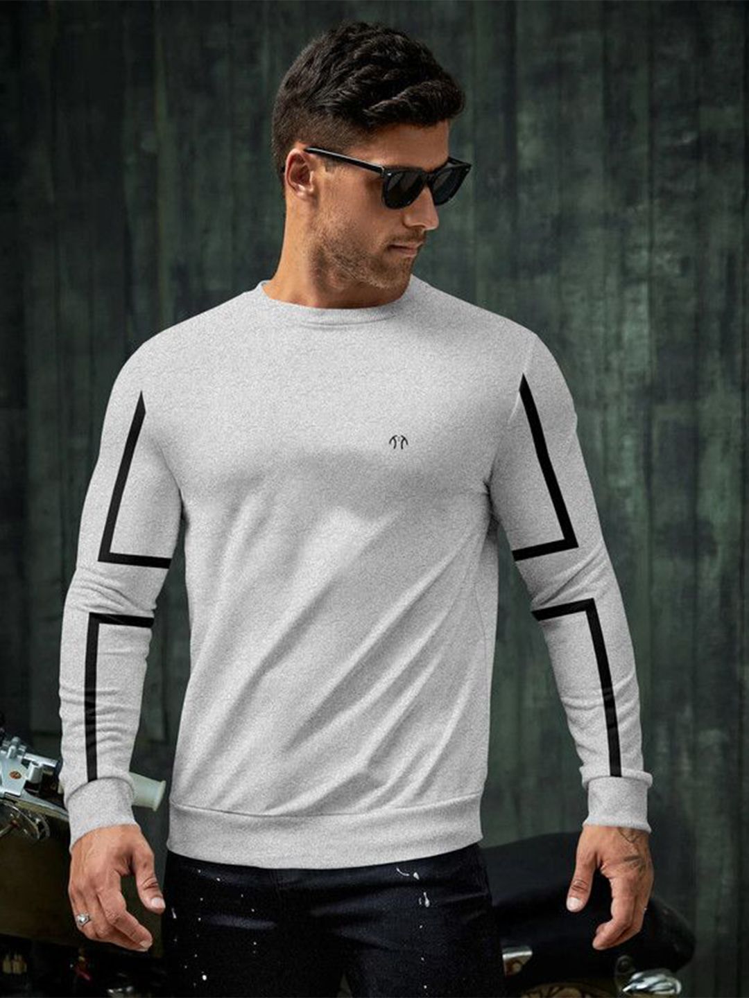 Triptee Men Full Sleeve Colourblocked Sweatshirt-picture-26