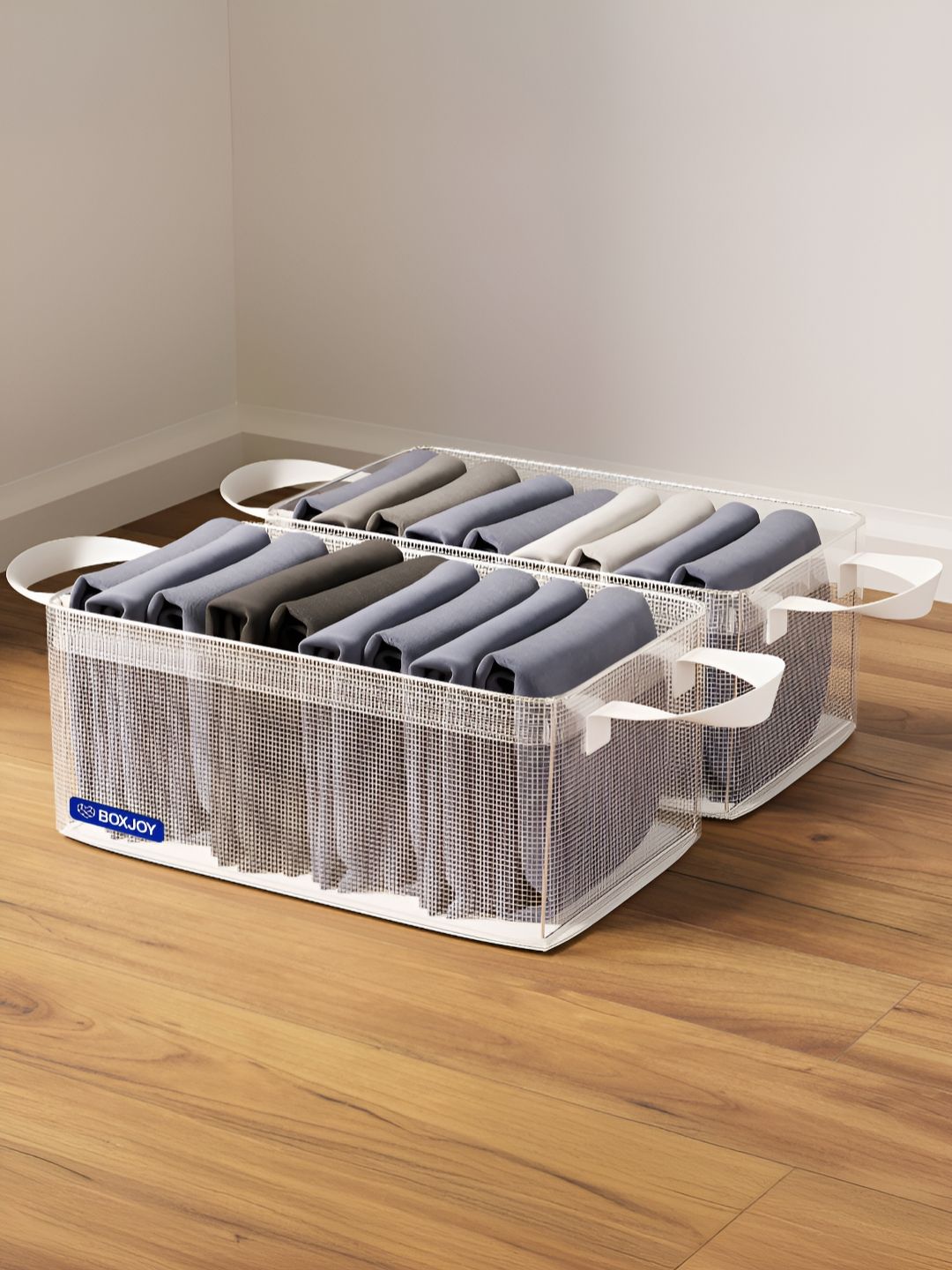 BOXJOY PVC Transparent Set of 2 Water Resistant Multi-Utility Organisers-image-36