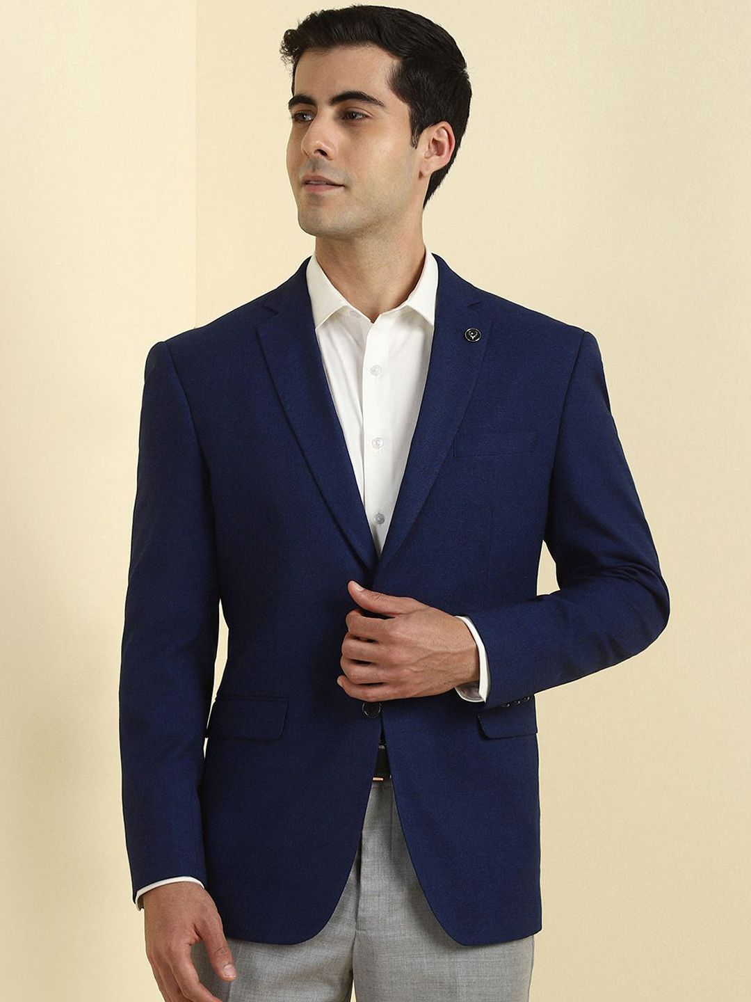 Allen Solly Slim-Fit Single Breasted Formal Blazer-picture-43