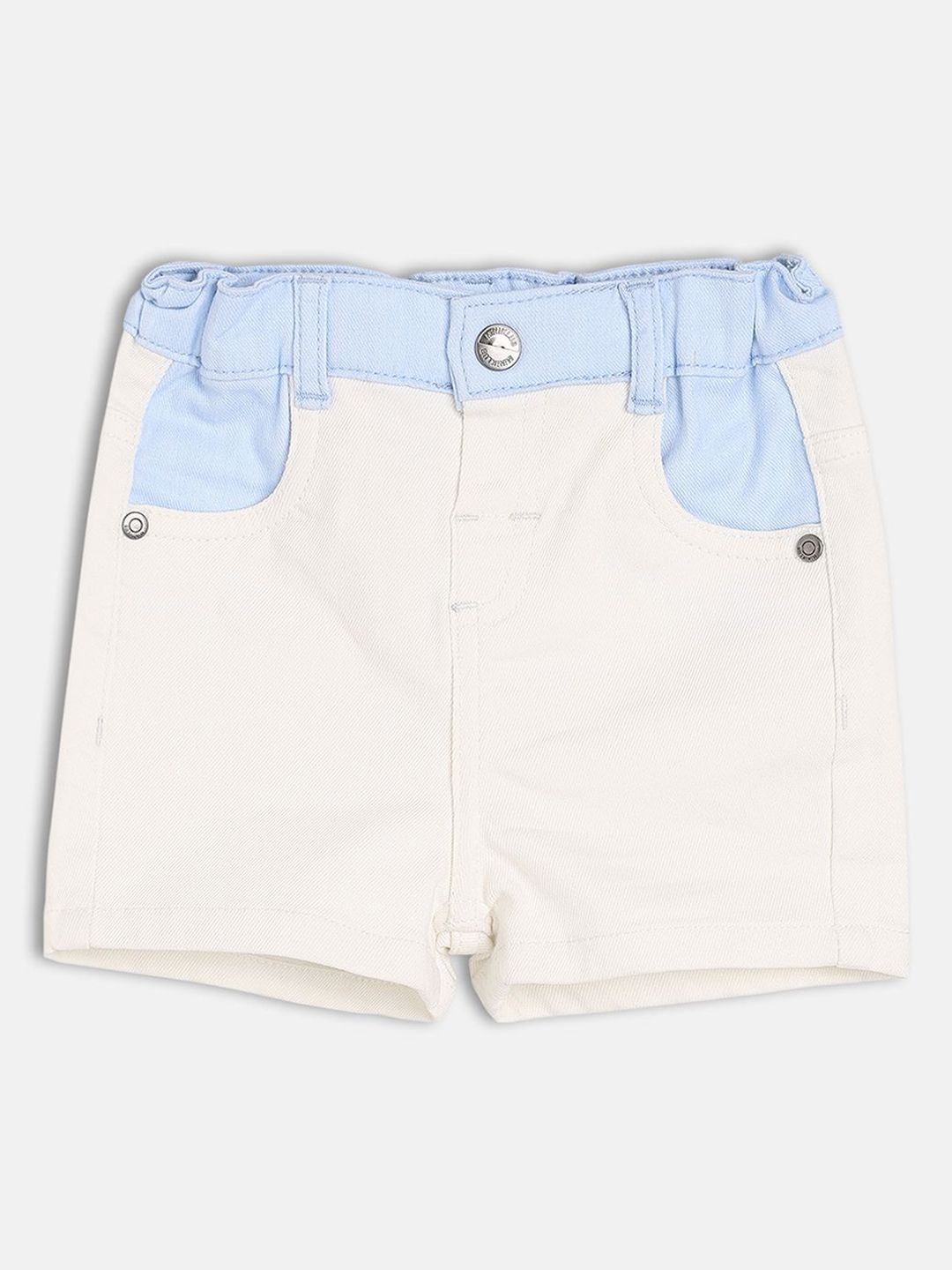 MINI KLUB Boys Colourblocked Mid-Rise Cotton Regular Fit Shorts-picture-22