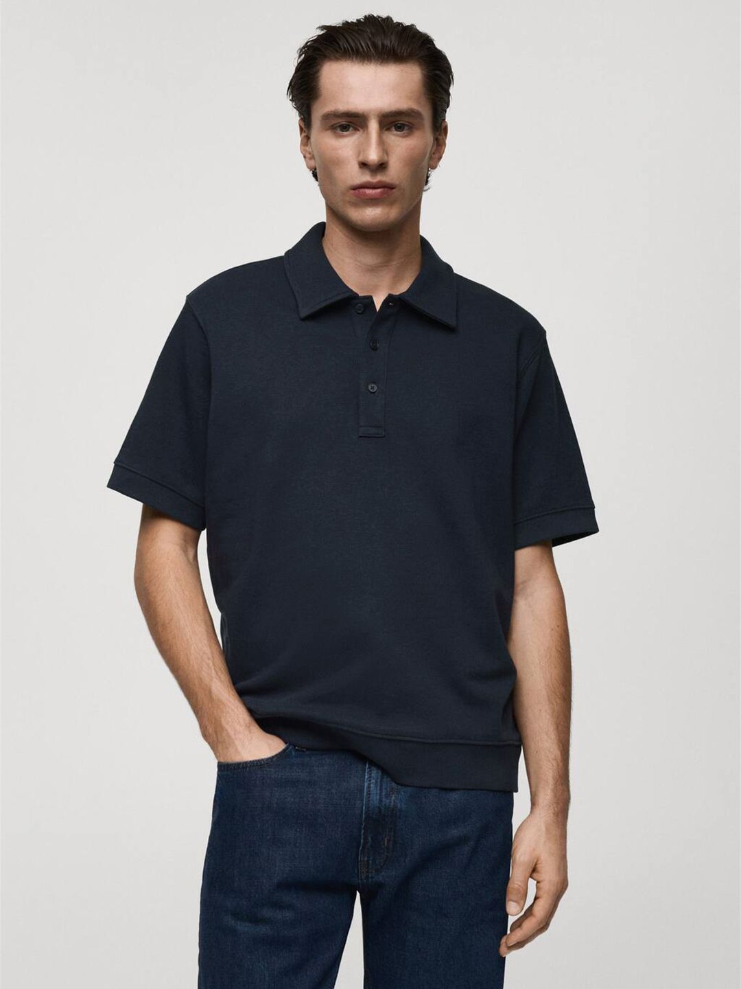 MANGO MAN Polo Collar T-shirt-picture-38