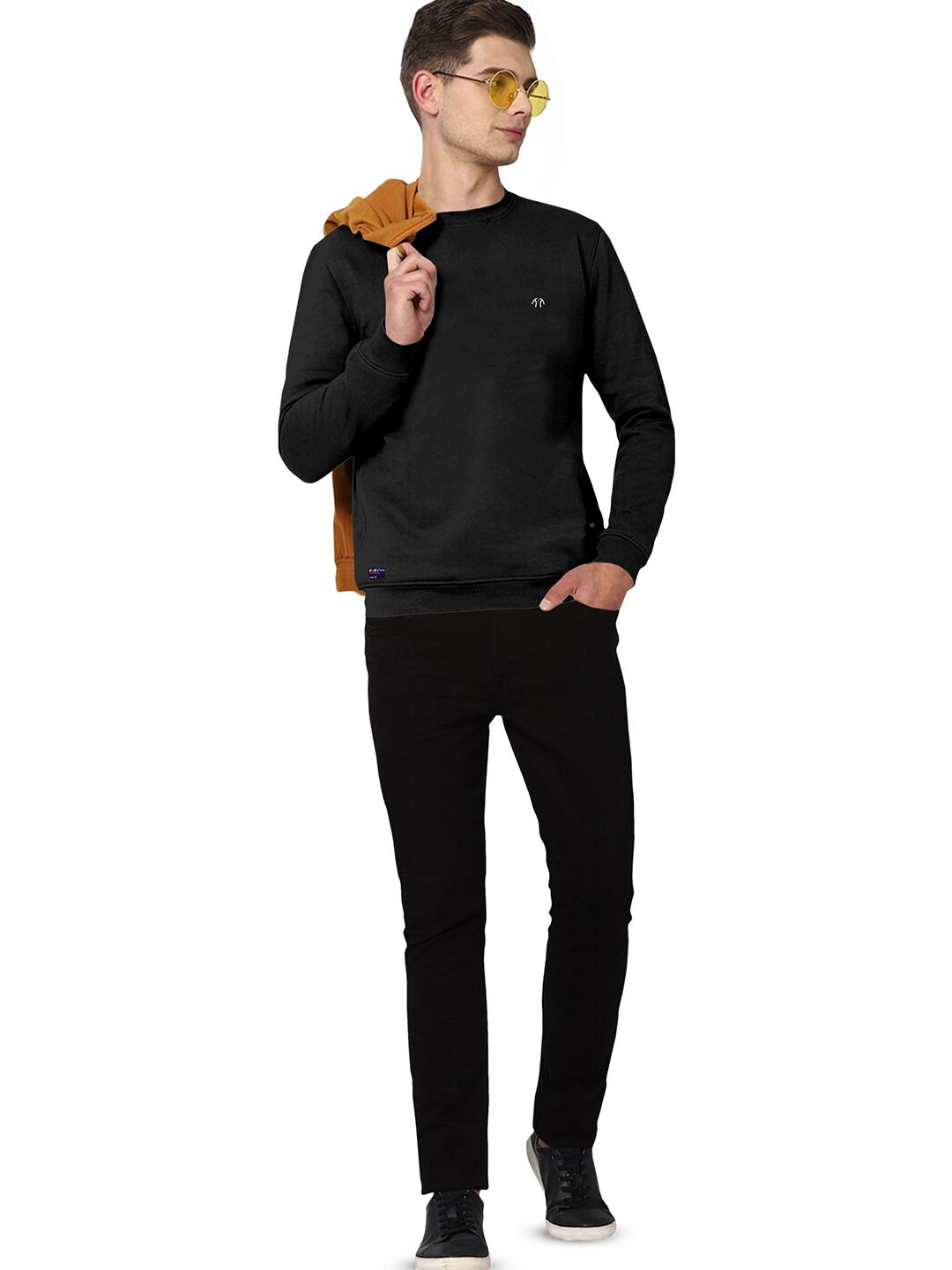 Triptee Men Solid Long Sleeves Pullover Sweatshirt-picture-19
