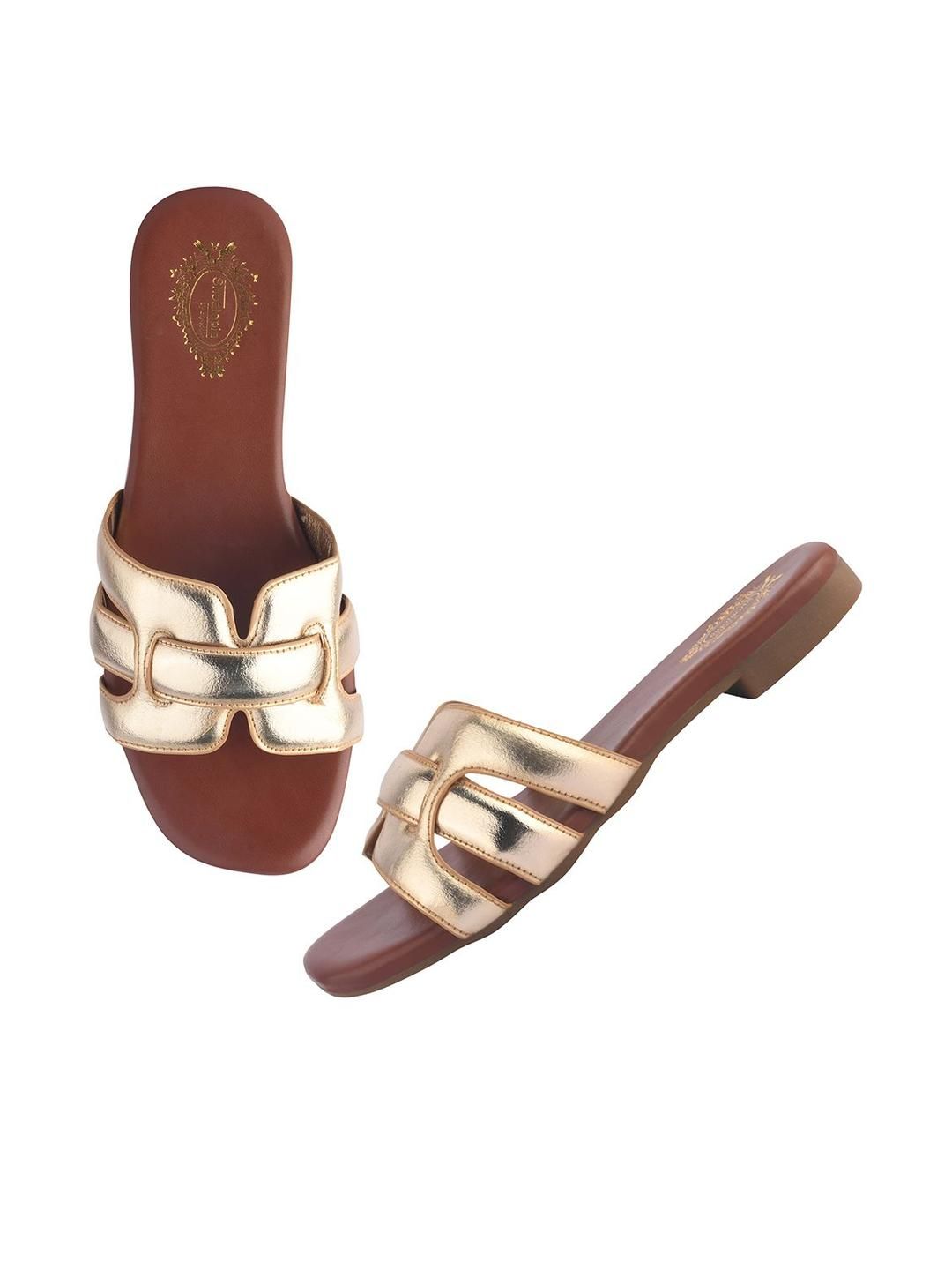 Stylestry Girls Embellished Party Open Toe Flats-picture-19