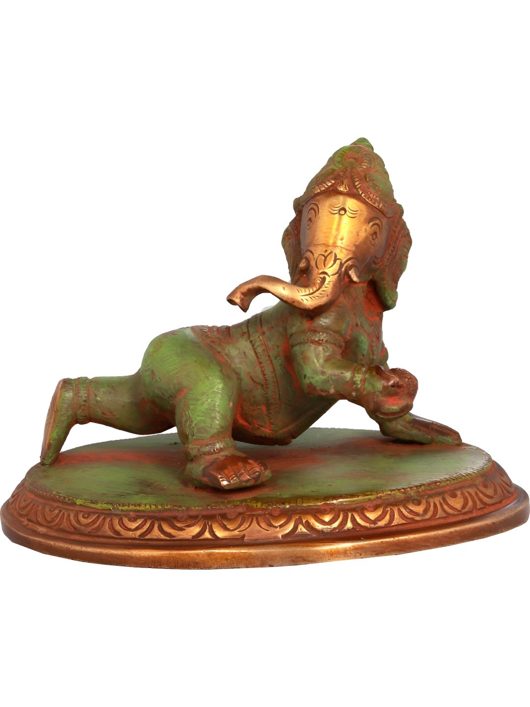 Exotic India Green Religious Idol Showpiece-picture-15