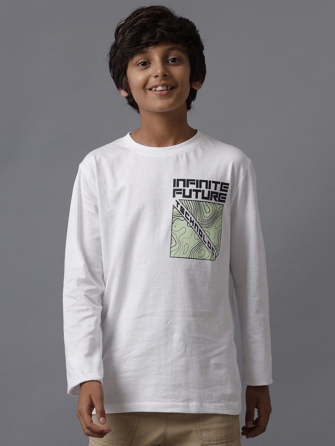 UNDER FOURTEEN ONLY Boys Cotton Graphic Printed Cotton T-shirt-picture-18