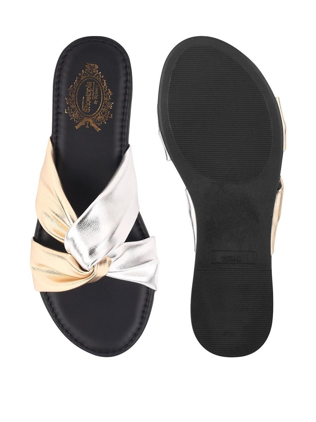 Stylestry Girls Embellished Party Open Toe Flats-picture-16