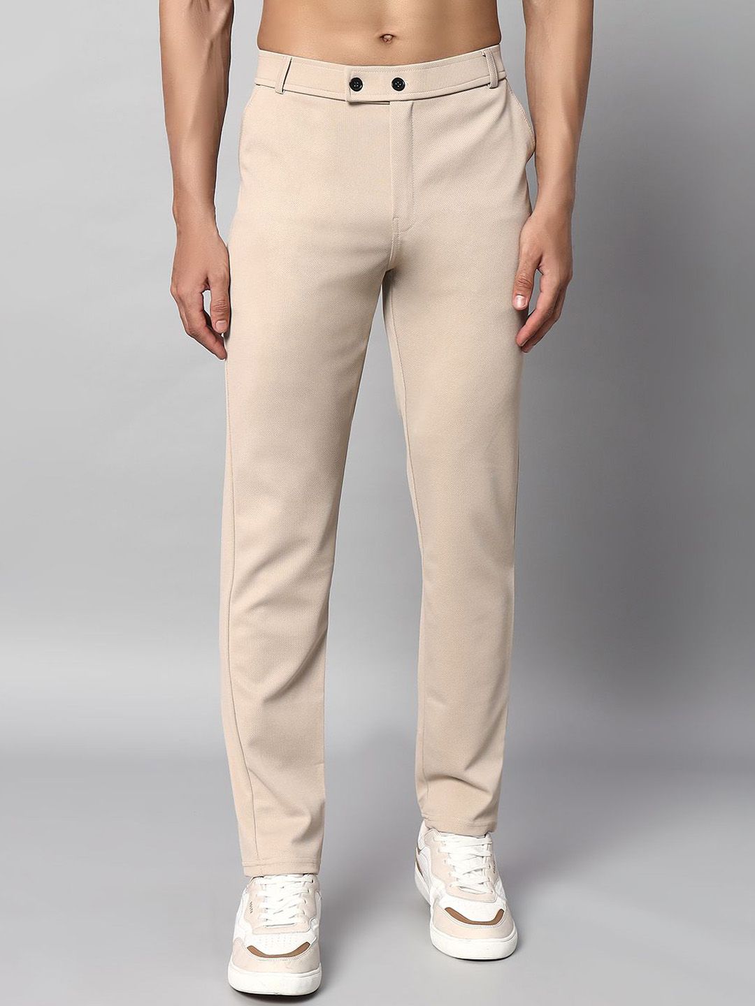 VOGAAN Men Comfort Slim Fit Trousers-picture-35